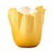Fazzoletto by Fulvio Bianconi e Paolo Venini Amber Sandblasted Medium Vase