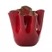 Fazzoletto by Fulvio Bianconi e Paolo Venini Red/Apple Green Small Vase