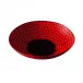Murrine Opache by Carlo Scarpa Coral/Black Bowl