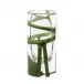 Cilindro by Peter Marino Crystal/Apple Green/Milk-White Vase