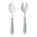 Aladdin Brilliant Light Gray Salad Serving Set 9.75"L