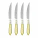 Aladdin Brilliant Chartreuse Steak Knives - Set of 4 9"L