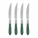 Aladdin Brilliant Green Steak Knives - Set of 4 9"L