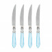 Aladdin Antique Light Blue Steak Knives - Set of 4 9"L