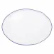 Aurora Edge Large Oval Platter 18"L, 12.75"W, 1.5"H