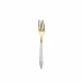 Ares Oro & White Salad Fork 7.75"L