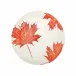 Autunno Maple Leaves Round Shallow Bowl