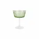 Barocco Mint Green Coupe Champagne Glass 5.5"H, 8 oz