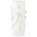 Bougainvillea Garden White Cachepot Tall 8.25"D, 17.5"H