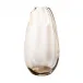 Bolla Glass Tortoise Pleated Vase Medium