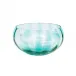 Bolla Glass Ash Blue Pleated Centerpiece