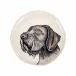 Cacciatore Spinone Italiano Medium Round Platter 14"D