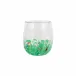 Chiara Green Short Tumbler 4"H, 14 oz