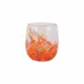 Chiara Orange Short Tumbler 4"H, 14 oz