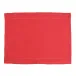 Cotone Red Placemats with Double Stitching - Set of 4 19"L, 14"W