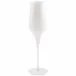 Contessa White Champagne Glass 10.25"H, 7 oz