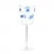 Drop Blue Wine Glass 9.5"H, 11 oz