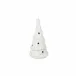 Foresta White Small Flocked Tree with Star 13"H