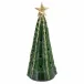 Foresta Green Large Tree with Ribbon & Gold Star 18.25"H