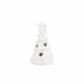 Foresta White Mini Swirl Tree 2.75"D, 5"H