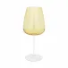 Francesca Amber Water Glass 9.75"H, 24 oz