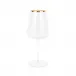 Francesca Gold Wine Glass