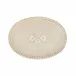 Florentine Wooden Accessories Taupe Small Oval Tray 12.75"L, 9.25"W