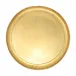 Florentine Wooden Accessories Gold Medium Round Tray 13.75"D