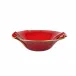 Holiday Glass Small Ruffled Bowl 9.5"D, 3"H