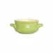 Italian Bakers Green Small Handled Round Baker 7.5"L, 5.25"W, 0.50 Quart