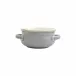 Italian Bakers Gray Small Handled Round Baker 7.5"L, 5.25"W, 3"H, 0.50 Quart