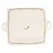 Lastra Fiori di Bosco Handled Square Platter 16.25"L, 12.5"W