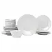 Lastra Light Gray Sixteen-Piece Place Setting 6"-10.5"D