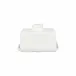 Lastra White Butter Dish 6.75"L, 5"W, 5"H