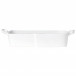 Lastra White Rectangular Baker 16.5"L, 8.25"W, 3.75"H