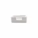 Lastra White Dinner Napkin Holder 9.5"Sq, 3.25"H