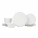 Melamine Lastra White Twelve-Piece Place Setting