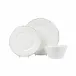 Melamine Lastra White Three-Piece Place Setting