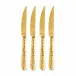 Martellato Gold Steak Knives - Set of 4