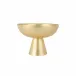 Moon Glass Small Pedestal Bowl 9.25"D, 6.75"H