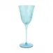 Natalia Teal Wine Glass