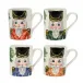 Nutcrackers Assorted Mugs - Set of 4 4.5"H, 14 oz