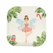 Nutcrackers Sugar Plum Fairy Square Platter 11.25"Sq