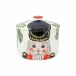 Nutcrackers Biscotti Jar 7"D, 6.5"H