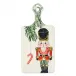 Nutcrackers Cheese Board 17"L, 8"W