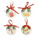 Nutcrackers Assorted Ornaments - Set of 4 3.5"D