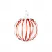 Nuovo Stripe Red Ornament