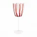 Nuovo Stripe Red Wine Glass 9.5"H, 11 oz