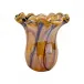 Onda Glass Tortoiseshell Tulip Vase Small