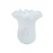 Onda Glass White Small Tulip Vase